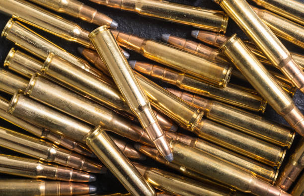 istock Gun cartridge 8mm caliber 906841382