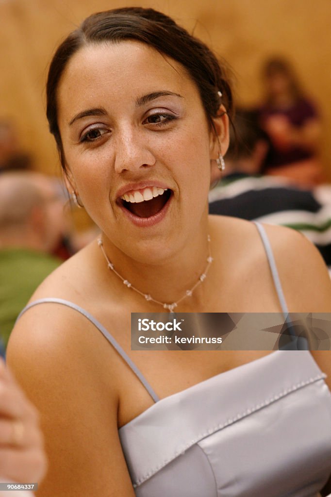 Brautjungfern im Hochzeitsempfang - Lizenzfrei Attraktive Frau Stock-Foto