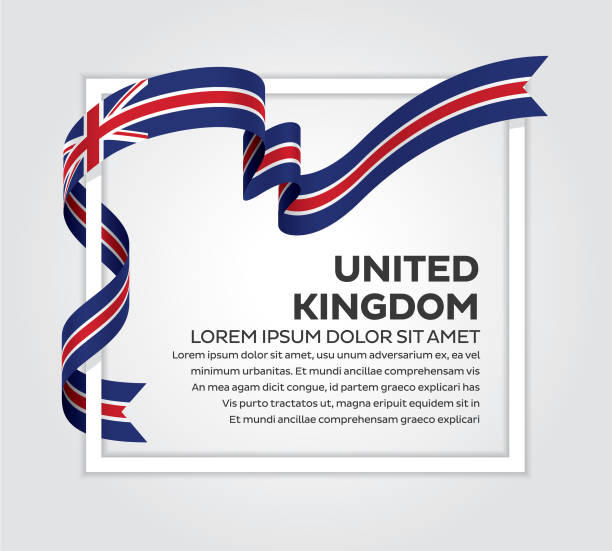 illustrations, cliparts, dessins animés et icônes de fond de drapeau united kingdom - page daccueil illustrations