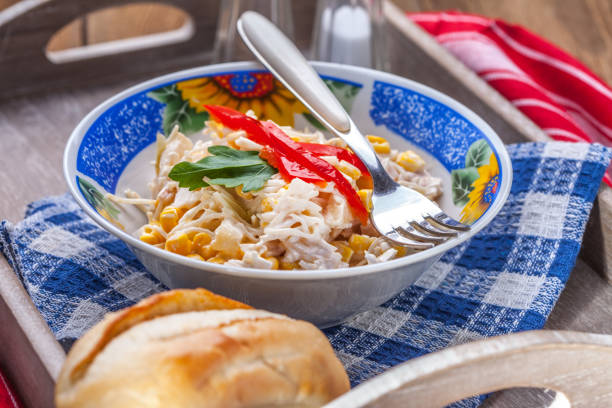 istock Tasty salad for breakfast. 906851020