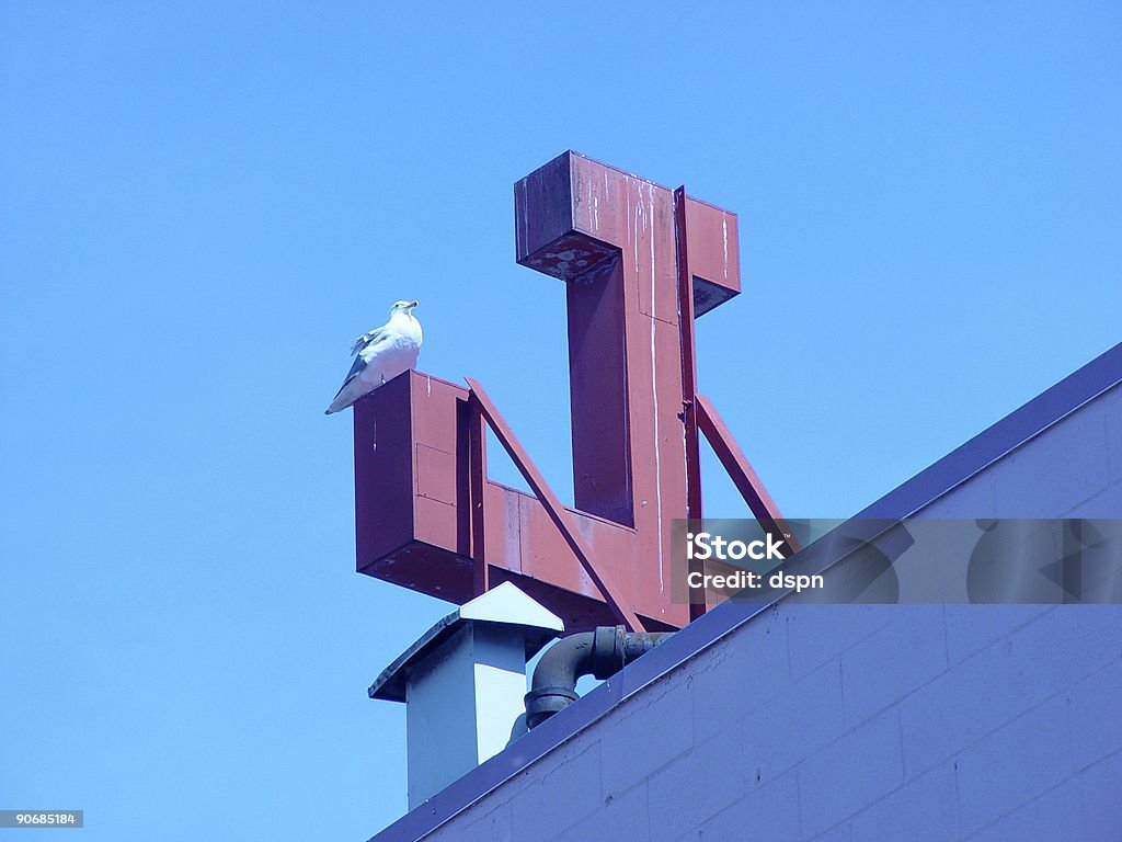 Gaivota e Ell - Royalty-free Abstrato Foto de stock