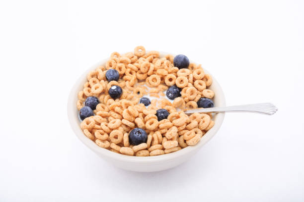 istock Blueberries on Toasted Oat Cereal 906855600
