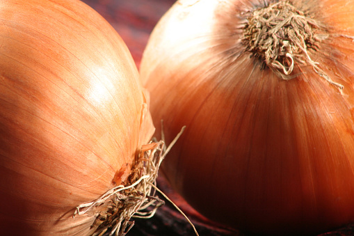 Detail of 2 onions