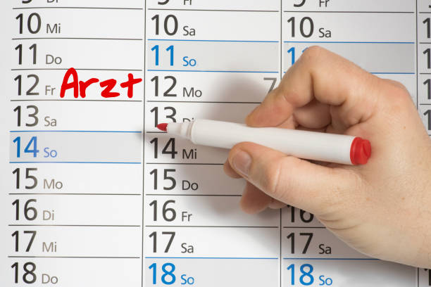Calendar sheets are pinned to a wall. The top sheet shows the thirty-first of December with the inscription \