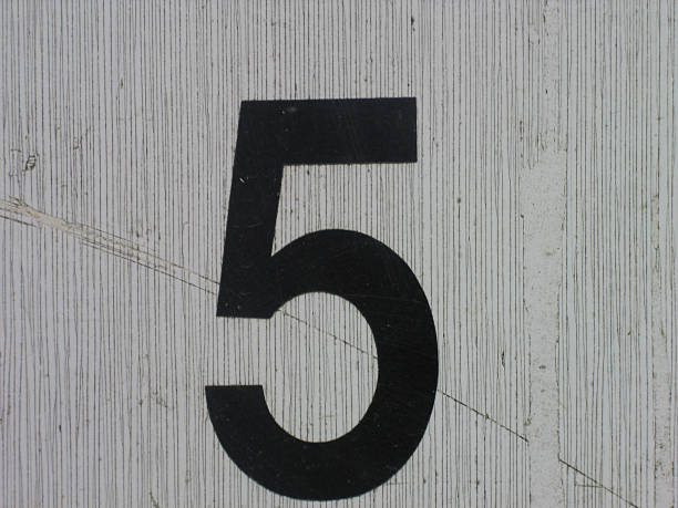 istock number 5 - on metal door 90685774