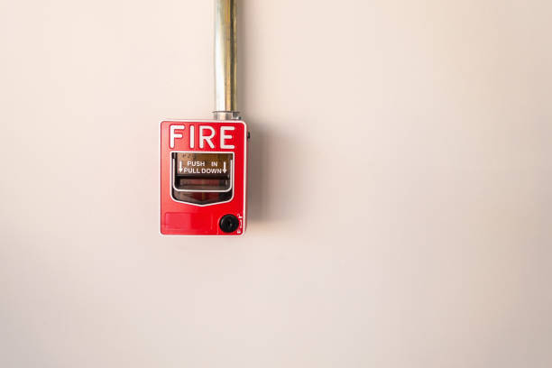 istock Fire alarm breaker, Emergency switch box of fire protection system 906858706