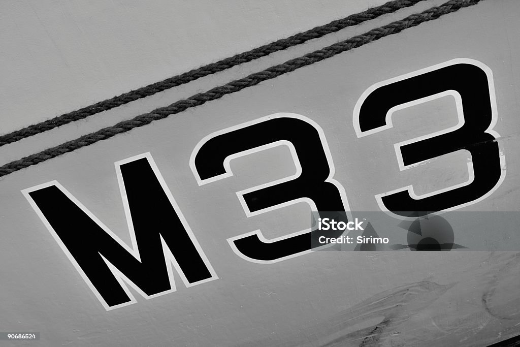 M33 - Royalty-free Alfabeto Foto de stock