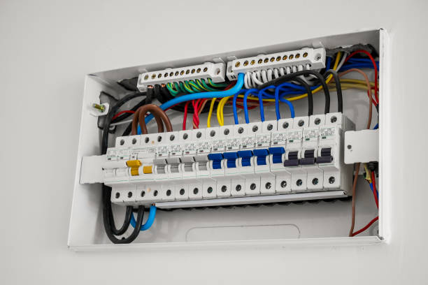 istock consumer unit and circuit breaker installed on the house wall 906865346