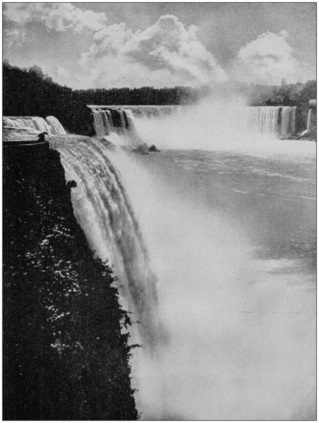 istock Antique photograph of World's famous sites: Niagara Falls 906874608