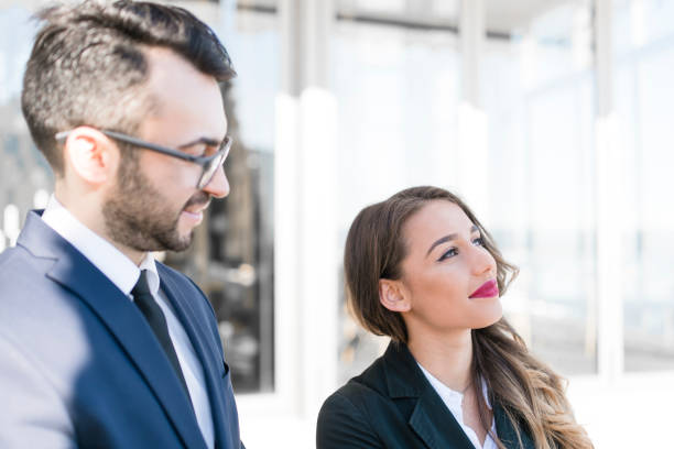 istock Businesswoman leadership - looking at the bright future 906874706