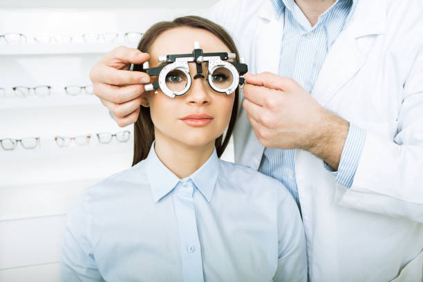 istock patient check their eyesight in the clinic 906874964