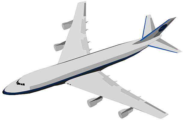 air 面のボーイング 747 機 - boeing点のイラスト素材／クリップアート素材／マンガ素材／アイコン素材