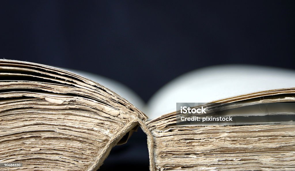 Open Buch - Lizenzfrei Alt Stock-Foto