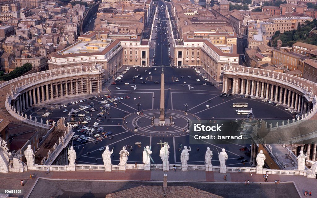 St. Peter's Square in Vatikanstadt - Lizenzfrei Vatikan Stock-Foto