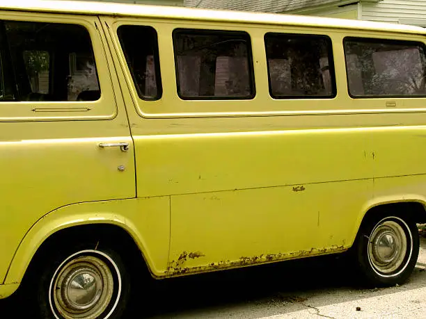 Photo of yellow van