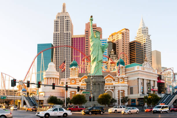 New York New York Casino & Hotel in Las Vegas stock photo