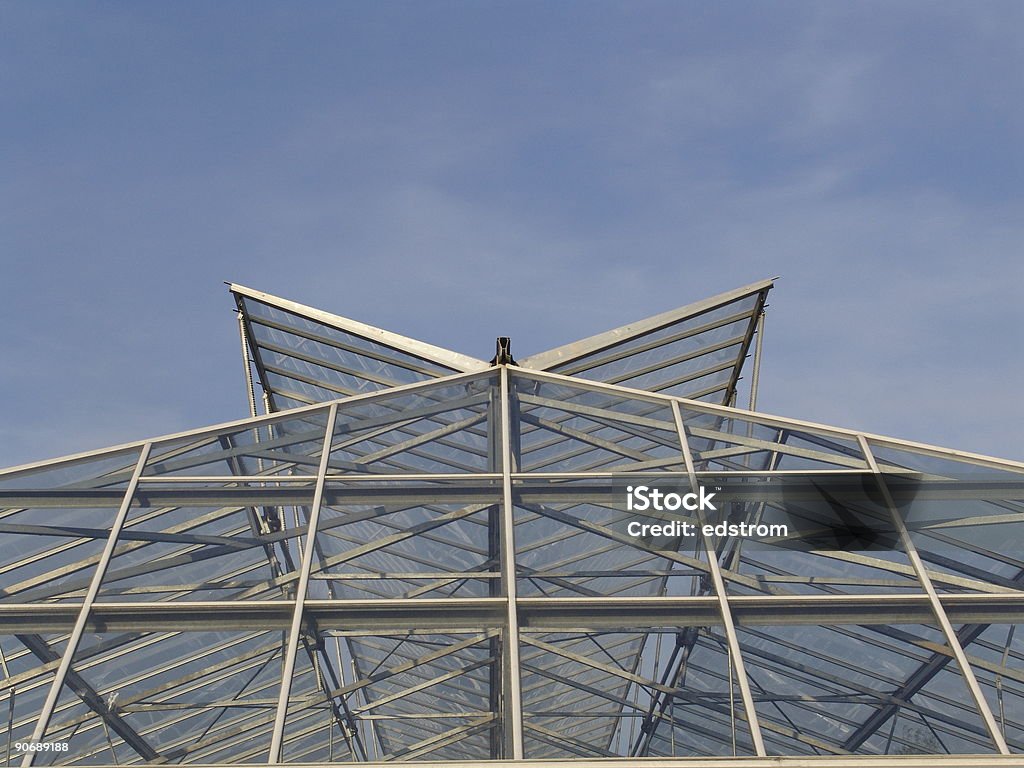 greenhouse  Blue Stock Photo