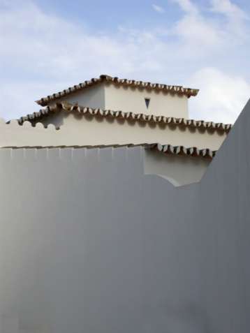 Cascading rooflines in a Portuguese house
