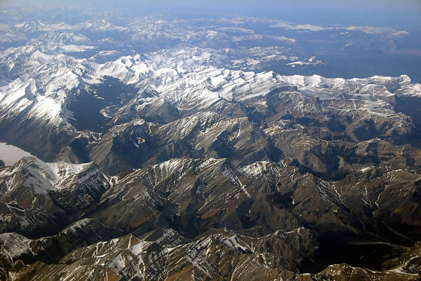 Rocky Mountain Aerial III stock photo