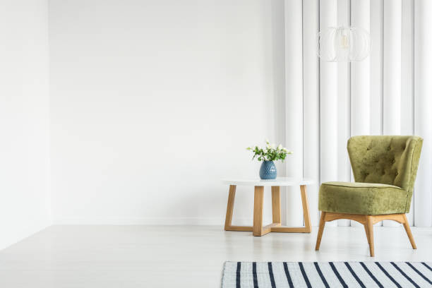 istock White living room with armchair 906893796