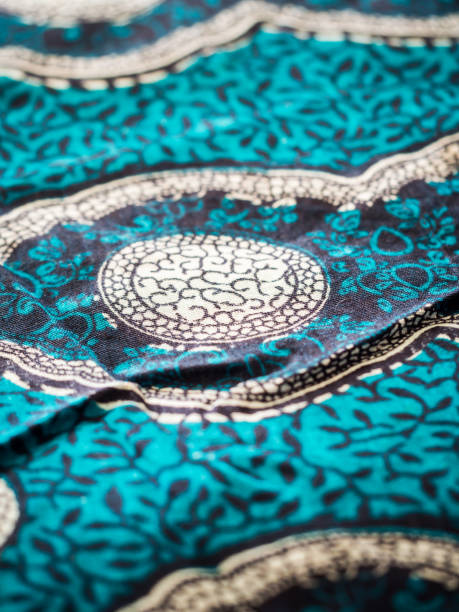 istock Colorful African fabric form Tanzania 906899690