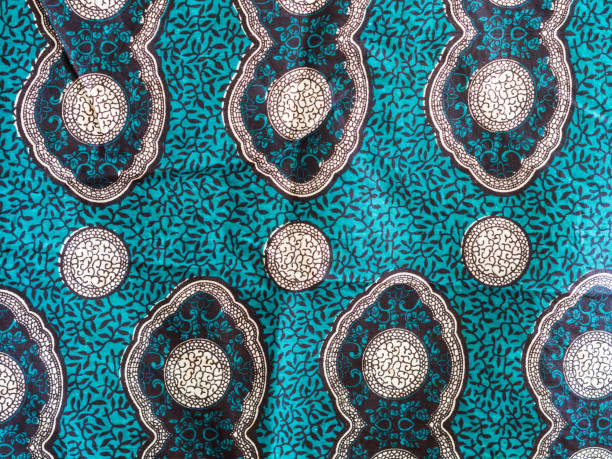 istock Colorful African fabric form Tanzania 906900056