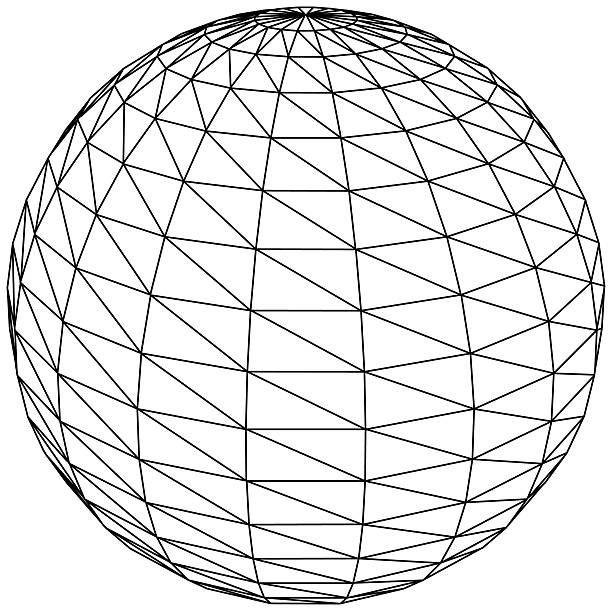3 d sfera palla o mondo-vettoriale - illustrazione arte vettoriale