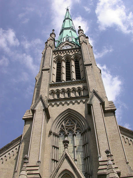 istock Spire of St. James 90691097