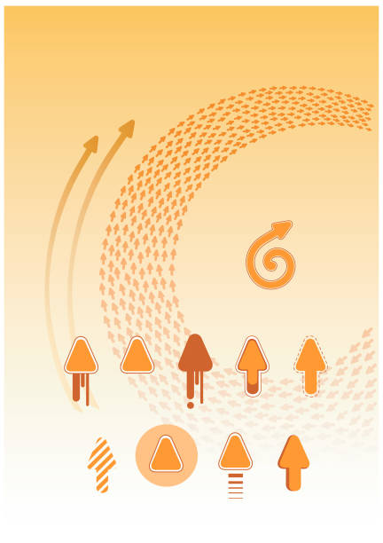 Arrows vector art illustration