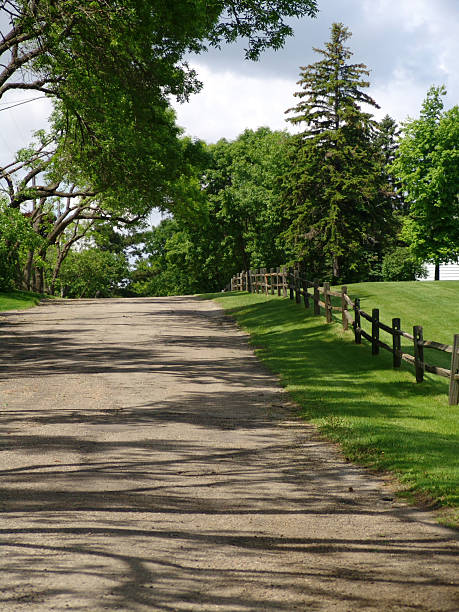 istock Road to the farm 90691319
