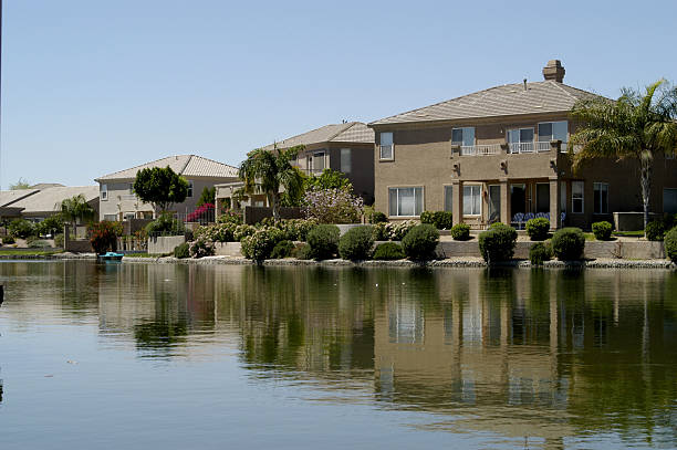 istock Neighborhood on the water 90691323
