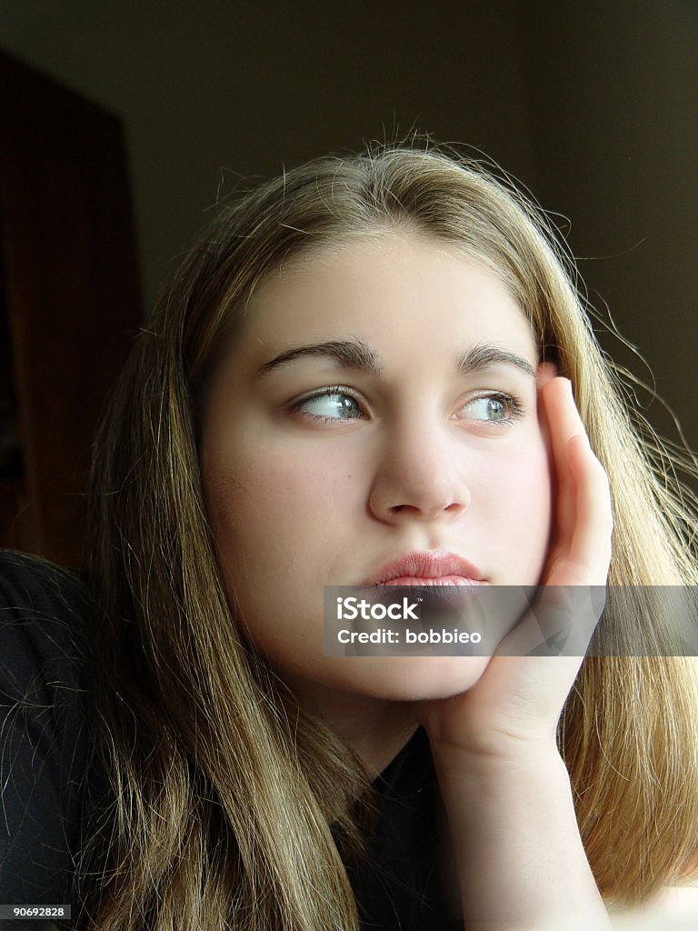 teen-außerhalb in - Lizenzfrei Betrachtung Stock-Foto