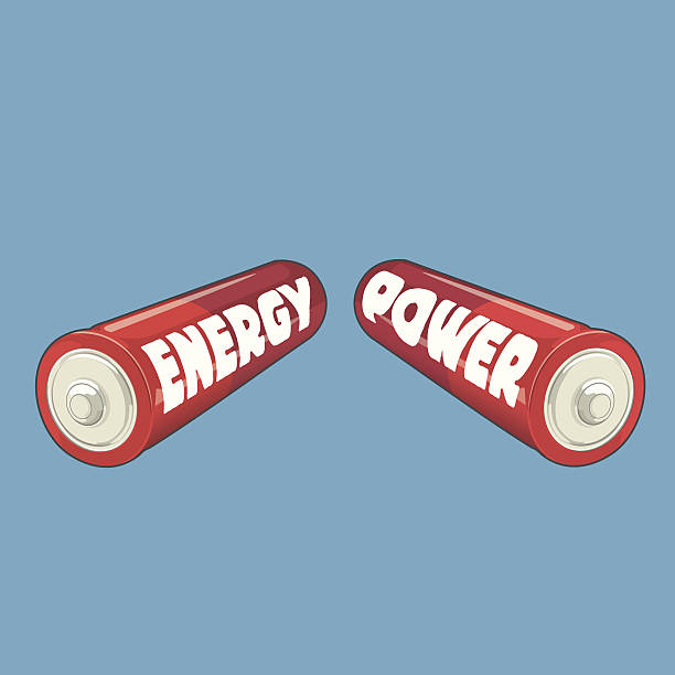 AA batteries vector art illustration