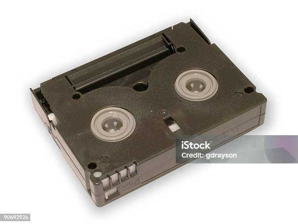 Minidv Fita Nas Costas - Fotografias de stock e mais imagens de Caixa de DVD - Caixa de DVD, Câmara de Vídeo, DVD