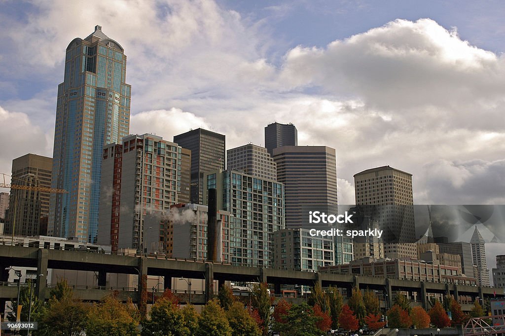 Vista da Cidade de Seattle - Royalty-free Ao Ar Livre Foto de stock