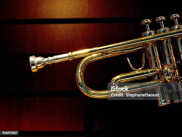 Trumpet Stock Photo - Download Image Now - Brass, Chrome, Color Image