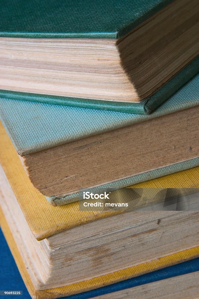 Old Books  Author Stock Photo