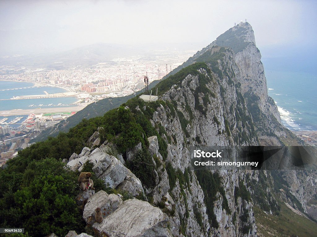 Der Fels von gibraltar - Lizenzfrei Geschichtlich Stock-Foto