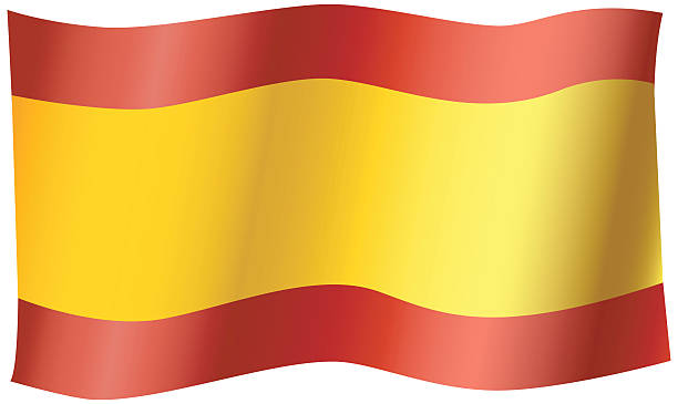 Flag of Spain (Vector) vector art illustration