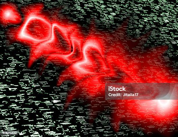 Bugshaped Computer Virus Infecting Lines Of Code Stock Photo - Download Image Now