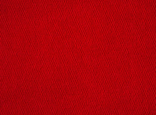 red fabric texture. image for background - embroidery needlecraft product composition canvas imagens e fotografias de stock