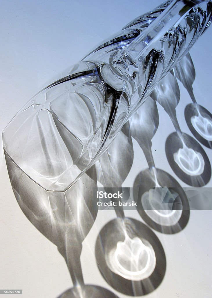 抽象的なワイングラス - イルミネーションのロイヤリティフリーストックフォト