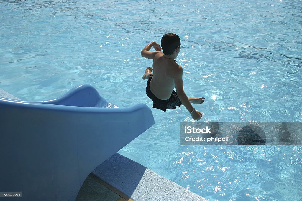 Sport, divertimento estivo, Slide - Foto stock royalty-free di Acqua