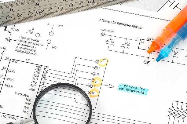 electrical sistema close-up - electrical code - fotografias e filmes do acervo