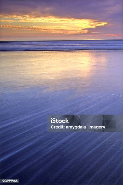 Strand Bei Sonnenuntergang Landschaft Tide Motion Stockfoto und mehr Bilder von Strand - Strand, Zen, Abenddämmerung