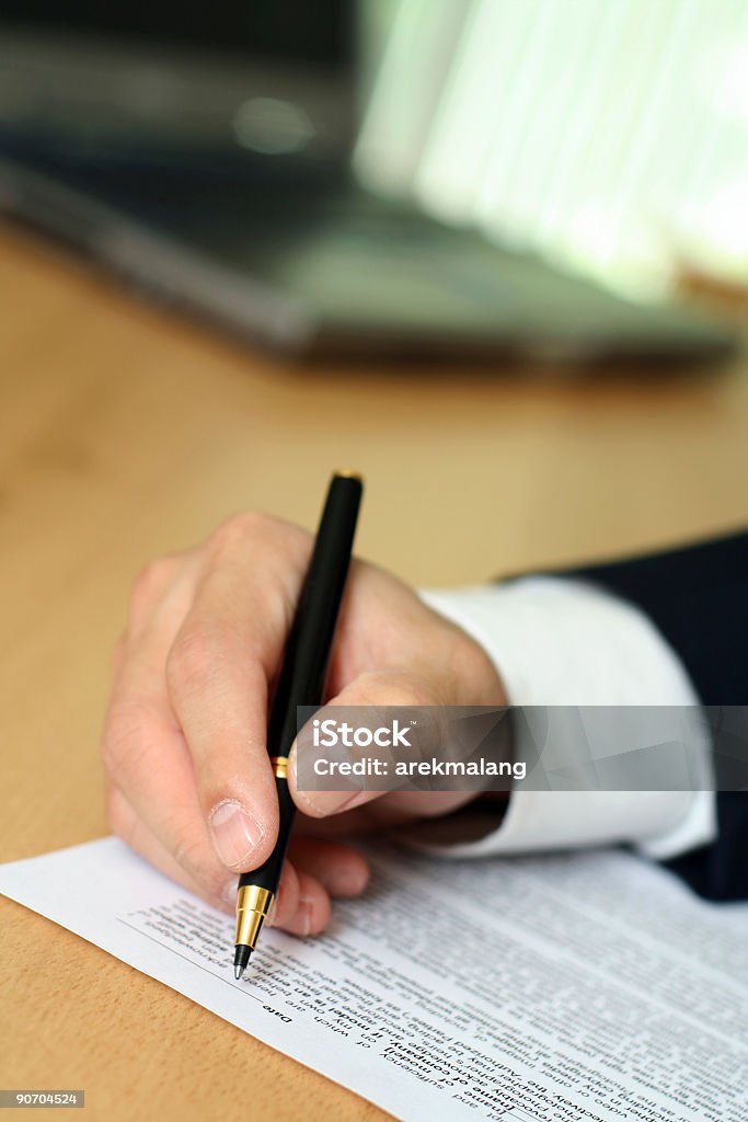 Der Geschäftsmann - Lizenzfrei Abmachung Stock-Foto