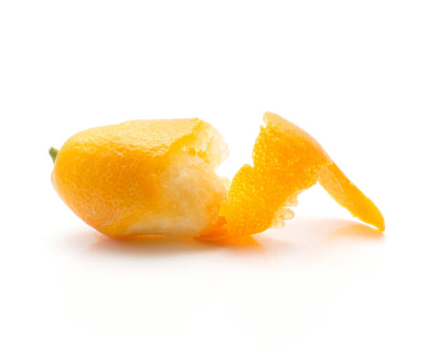istock Fresh raw kumquat isolated on white 907048844