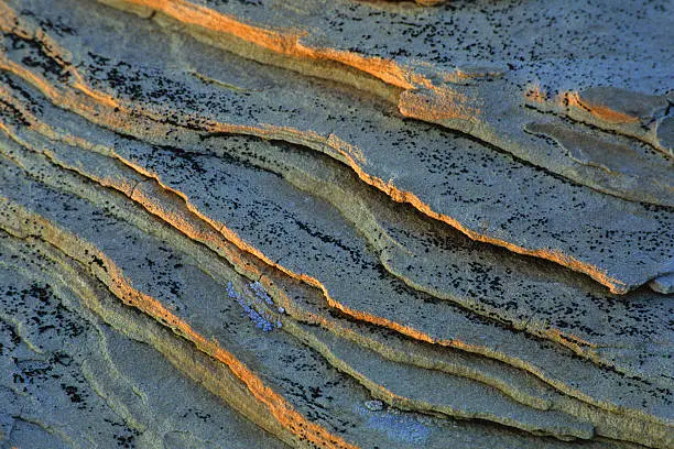 Photo of desert landscape abstract shale stone
