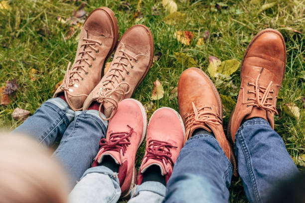 istock family in autumn shoes 907084982