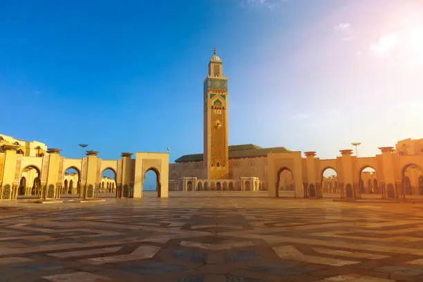 Mosque Hassan II in Casablanca - Morocco,
